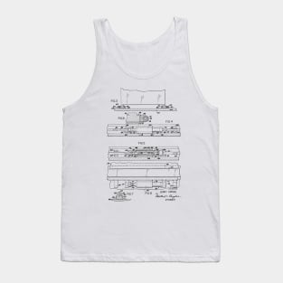 Cushioned Cargo Supporting Structure Vintage Patent Hand Drawing Tank Top